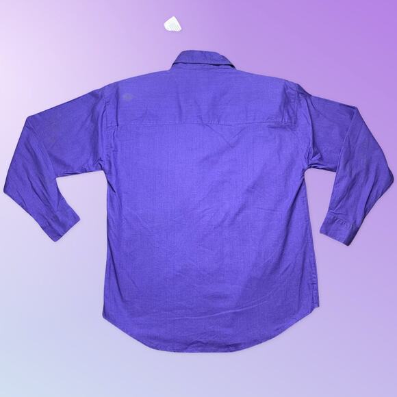 Southwest Canyon 1992 Vintage LS Womens Purple Western Shirt NWT S - Picture 4 of 10
